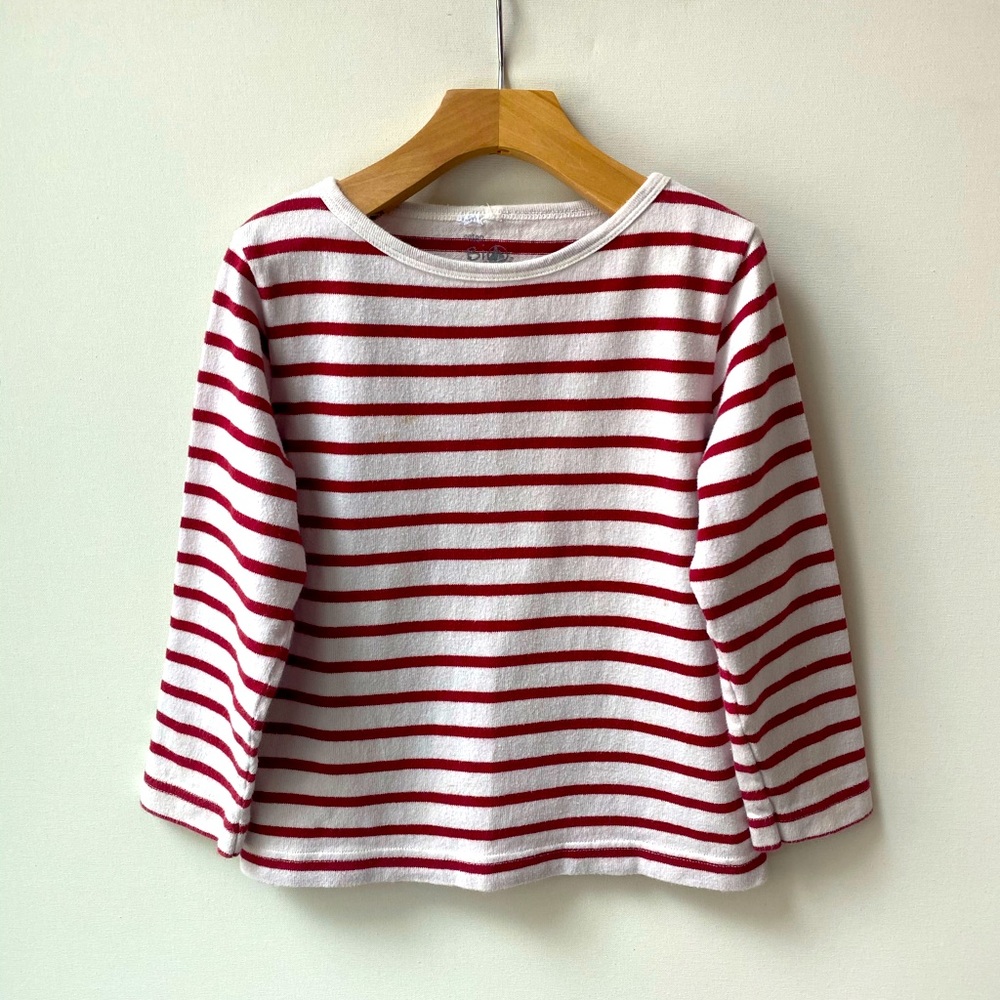 Petit Bateau Girls Striped Top Size 6